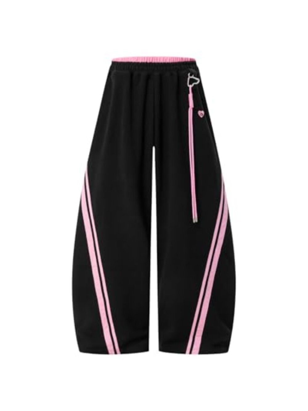Baggy Barrel Sweatpants Wide Leg Elastic Waist Cotton Lounge Pants